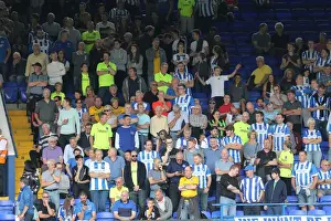Ipswich Town 29AUG15 Prints: Brighton and Hove Albion Fans Passionate Showdown at Ipswich Town Championship Game
