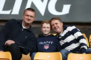 Brighton and Hove Albion Fans Passionate Showdown at Wolverhampton Wanderers Championship Match, August 2015