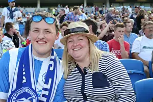 Brighton and Hove Albion Fans Passionate Support Against Sevilla FC at the American Express Community Stadium (2015)