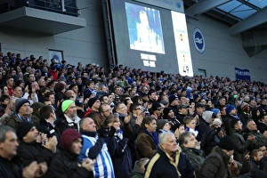 Brighton and Hove Albion Fans Pay Tribute: Sarah Watts Applauded at American Express Community Stadium (Brentford vs. Brighton, 17 January 2015)