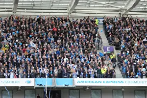 Wigan Athletic 17APR17 Prints: Brighton and Hove Albion Fans in Full Support at the American Express Community Stadium vs
