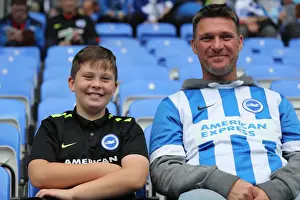 Reading 20AUG16 Prints: Brighton and Hove Albion Fans in Full Support at Reading Championship Match, 2016