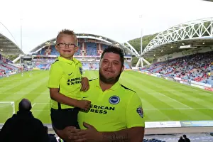 Brighton and Hove Albion Fans in Full Swing at Huddersfield Town Championship Clash, August 2015