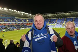 Brighton and Hove Albion Fans in Full Throat at Reading's Madejski Stadium (10MAR15)
