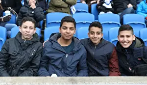 Wolverhampton Wanderers 14MAR15 Prints: Brighton and Hove Albion Fans Unite in Color: A Sea of Passion at the American Express Community Stadium (14MAR15) vs