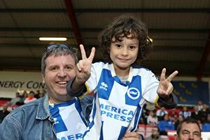 Images Dated 1st November 2014: Brighton & Hove Albion Fans United: SkyBet Championship Showdown at American Express Community
