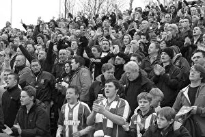 Images Dated 12th February 2007: Brighton & Hove Albion Fans United at Brentford: A Sea of Seagulls - February 10, 2007
