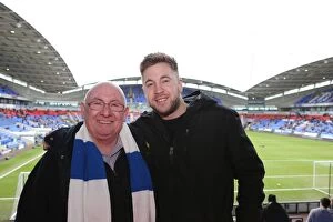 Images Dated 28th February 2015: Brighton and Hove Albion Fans Unwavering Passion at Bolton Wanderers Championship Match (28FEB15)