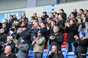 Brighton and Hove Albion Fans Unwavering Passion at Bolton Wanderers Championship Match, February 2015