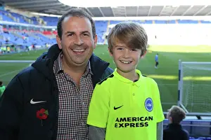 Brighton and Hove Albion Fans Unwavering Passion at Reading Championship Match, October 2015