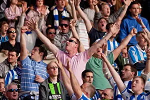Nottingham Forest - 24-03-2012 Prints: Brighton & Hove Albion Fans Unwavering Support at Nottingham Forest Championship Match