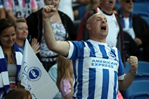 Nottingham Forest 12AUG16 Prints: Brighton and Hove Albion Fans Go Wild: EFL Sky Bet Championship Victory over Nottingham Forest (12th August 2016)