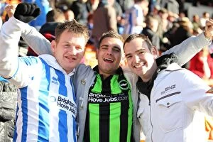 Images Dated 8th February 2001: Brighton and Hove Albion FC: Top 10 Unforgettable Away Day Crowd Moments 2012-13