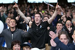 Crowd Shots Away Days 2012-13 Prints: Brighton and Hove Albion FC: Top 10 Unforgettable Away Day Crowd Moments 2012-13