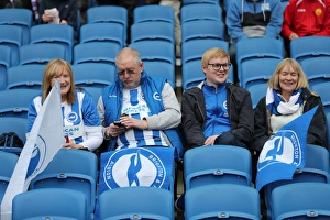 Brighton and Hove Albion FC: Euphoric Fans Celebrate Championship Victory over Wigan Athletic (17th April 2017)