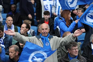 Brighton and Hove Albion FC: Euphoric Fans Celebrate Promotion to Premier League at American Express Community Stadium (17th April 2017 vs Wigan Athletic)