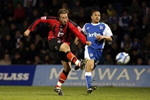 Images Dated 13th April 2010: Brighton & Hove Albion FC: 2009-10 Away Game at Gillingham