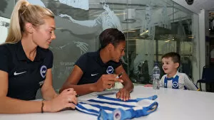 Images Dated 23rd October 2018: Brighton and Hove Albion FC: 2018 Player Signing Session - Meet and Greet with the Team