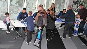 Player Signing Event 23OCT18 Collection: Brighton & Hove Albion FC: 2018 Player Signing Event - Autograph Session with the Team