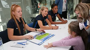 Images Dated 23rd October 2018: Brighton & Hove Albion FC: 2018 Player Signing Event - Autograph Session with the Team