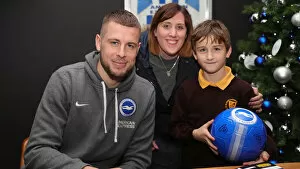 Player Signing Event 18DEC19 Collection: Brighton & Hove Albion FC: 2019/20 Season - Neal Maupay, Dale Stephens, Aaron Connolly