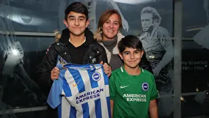 Brighton & Hove Albion FC: 2019/20 Season - Neal Maupay, Dale Stephens, Aaron Connolly, and Adam Webster's Player Signing Session at Amex Stadium