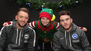 Player Signing Event 18DEC19 Collection: Brighton & Hove Albion FC: 2019/20 Season Player Signing Session with Neal Maupay, Dale Stephens