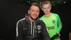 Brighton & Hove Albion FC: 2019/20 Season - Player Signing Session with Neal Maupay, Dale Stephens, Aaron Connolly, and Adam Webster at Amex Stadium