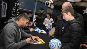 Brighton & Hove Albion FC: 2019/20 Season - Player Signing Session with Neal Maupay, Dale Stephens, Aaron Connolly, and Adam Webster at Amex Stadium