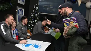 Brighton & Hove Albion FC: 2019/20 Season - Player Signing Session with Neal Maupay, Dale Stephens, Aaron Connolly, and Adam Webster at Amex Stadium