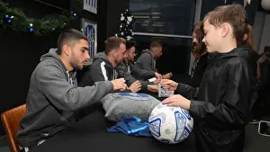 Player Signing Event 18DEC19 Prints: Brighton & Hove Albion FC: 2019/20 Season - Player Signing Session with Neal Maupay