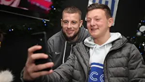 Brighton Prints: Brighton & Hove Albion FC: 2019/20 Season's Star Players Signing Session at Amex Stadium - Neal Maupay