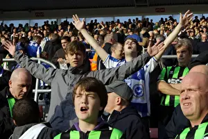 Crowd Shots Away Days 2011-12 Prints: Brighton and Hove Albion FC: Away Days 2011-12 - Seafront Supporters in Action