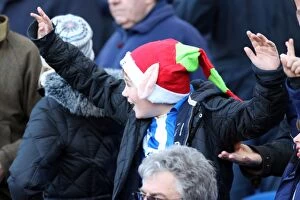 Images Dated 17th December 2011: Brighton & Hove Albion FC: The Electric Atmosphere of Amex Stadium (2011-12) - Crowd Shots