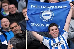 Images Dated 13th May 2013: Brighton & Hove Albion FC: Electric Atmosphere at The Amex (2012-2013)