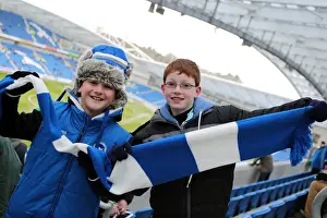 Burnley - 23-02-2013 Prints: Brighton & Hove Albion FC: Electric Atmosphere at The Amex (2012-2013) - Crowd Shots