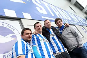 Crowd Shots At The Amex 2012-13 Prints: Brighton & Hove Albion FC: Electric Atmosphere at The Amex (2012-2013) - Crowd Shots