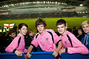 Crowd Shots At The Amex 2011-12 Prints: Brighton & Hove Albion FC: The Electric Atmosphere of Amex Stadium (2011-12) - Crowd Shots