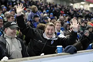 Derby County - 12-01-2013 Prints: Brighton & Hove Albion FC: Electric Atmosphere - The Amex Stadium Crowd Shots (2012-2013)
