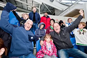Crowd Shots At The Amex 2011-12 Prints: Brighton & Hove Albion FC: Electric Atmosphere at The Amex - Unforgettable Crowd Moments (2011-2012)