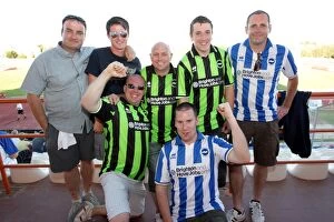 Images Dated 19th July 2011: Brighton and Hove Albion FC: Electric Atmosphere of Away Crowds in Portugal Pre-season 2011-12