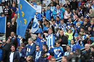 Brighton and Hove Albion FC: Electric Atmosphere Among Fans vs. Wigan Athletic (17APR17)