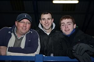 Images Dated 8th December 2010: Brighton & Hove Albion FC: Fans in Full Swing at the FCUM FA Cup Replay - December 2010