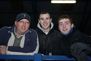 Crowd Shots (Withdean Era) Prints: Brighton & Hove Albion FC: Fans in Full Swing at the FCUM FA Cup Replay - December 2010