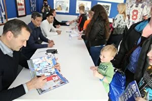 Images Dated 17th February 2015: Brighton & Hove Albion FC: Meet and Greet with Chris Hughton, Colin Calderwood, Leon Best