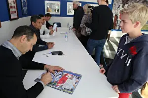 Brighton & Hove Albion FC: Meet and Greet with Chris Hughton, Colin Calderwood, Leon Best, and Christian Walton (17FEB15)