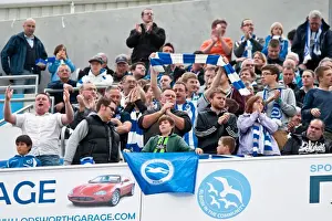 Birmingham City - 21-04-2012 Prints: Brighton & Hove Albion FC: Passionate Fans During the Clash Against Birmingham City