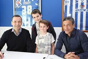 Images Dated 17th February 2015: Brighton & Hove Albion FC: Players Chris Hughton, Colin Calderwood, Leon Best