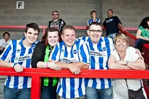 Images Dated 10th August 2012: Brighton & Hove Albion FC: Pre-season Away Days 2012-13 - Fan Crowd Shots Gallery