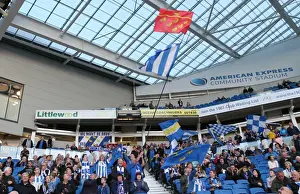 Huddersfield Town 14APR15 Prints: Brighton and Hove Albion FC: A Sea of Colors - Fans in Full Force (14APR15) vs